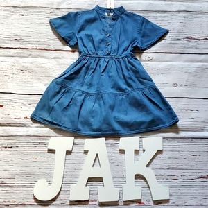 🆕️ CUTE GIRLS DENIM COLORED DRESS 👩
